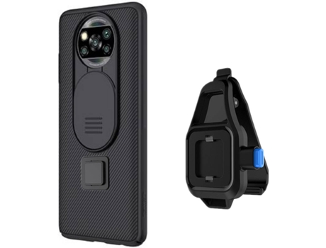 Funda Xiaomi Poco X3 NFC Camshield con Soporte para la Cintura Negro