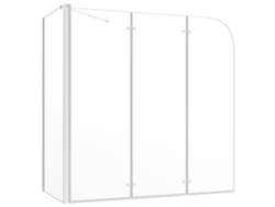 Maison Exclusive - Mampara De Ducha De Vidrio Templado Transparente 120x69x130 Cm