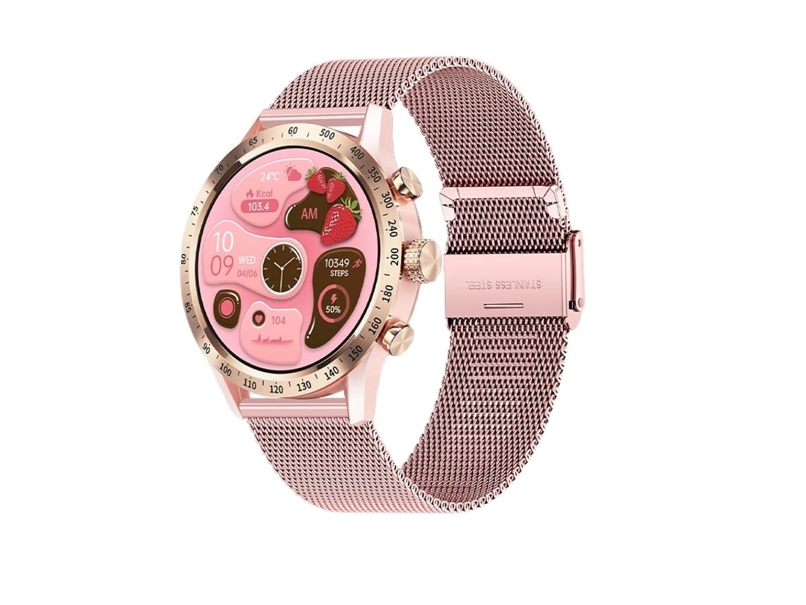 Reloj inteligente de 1,28" para mujer con pantalla, regalo, llamada inalámbrica, conexión al teléfono, monitor de oxígeno, deportes, smartwatch para mujer Yuysan