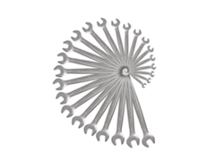 Herramientas - KS TOOLS - Juego de 25 llaves combinadas ULTIMATE de 6 a 34 mm - Acero - 12 puntas