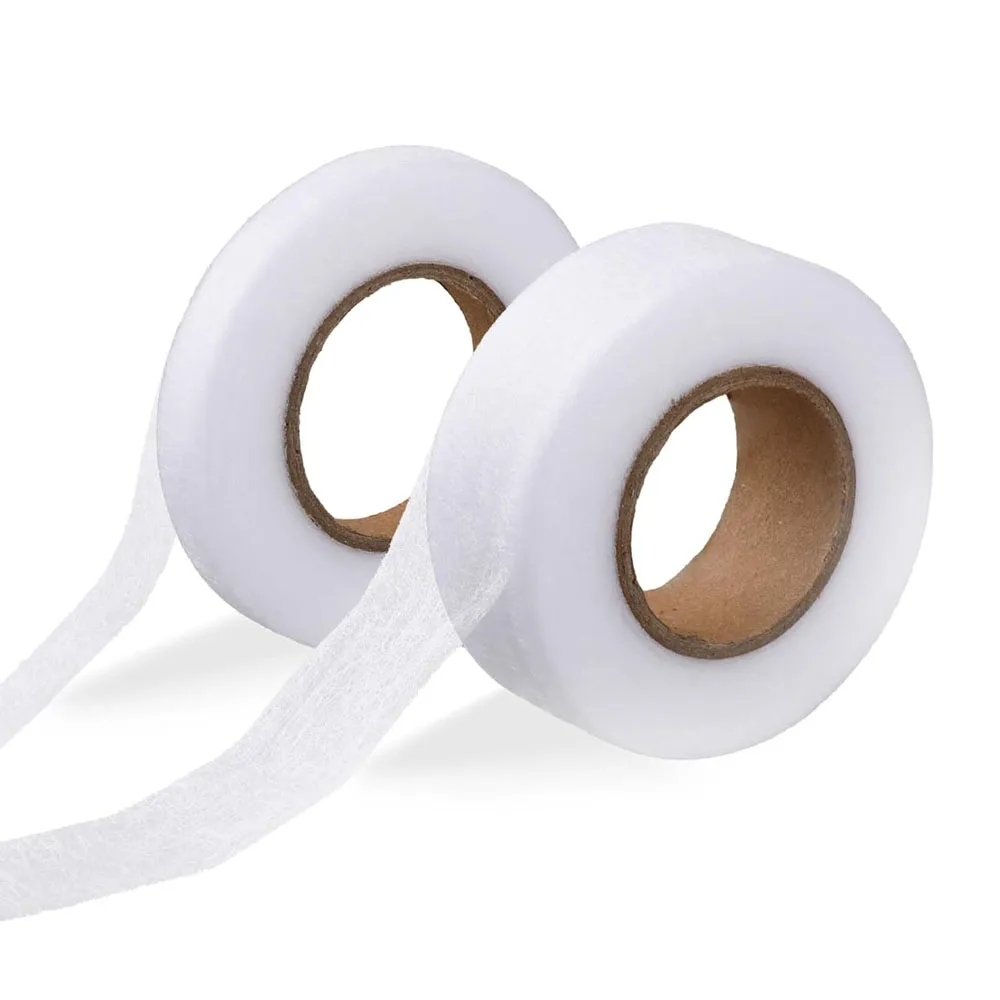 Cinta De Planchado Autoadhesiva De 64 M (12 Mm De Ancho), Adecuada Para Sombreros, Ropa, Etc., Cinta Termofusible De Doble Cara.