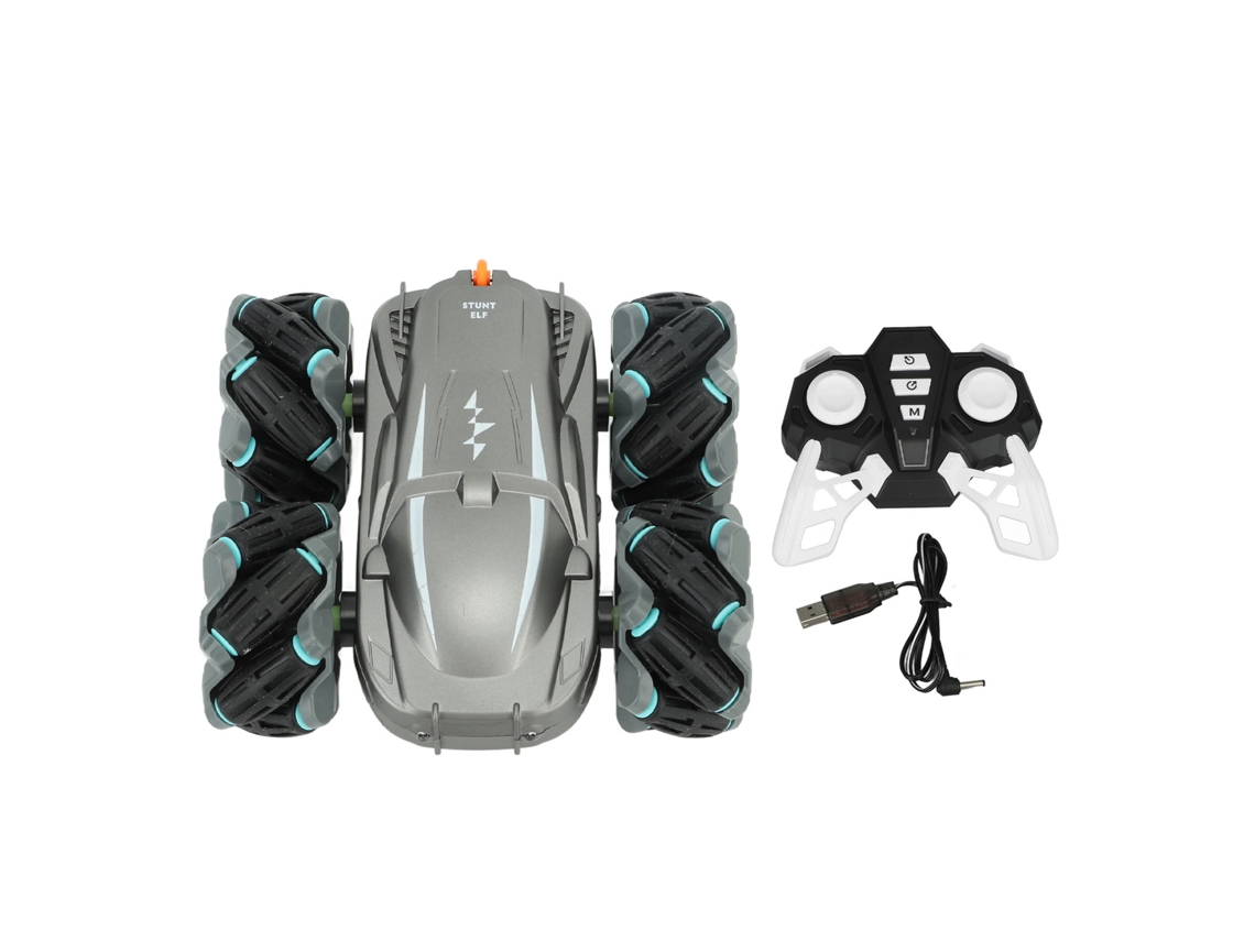 Coche Acrobático De Control Remoto De 2,4 Ghz Con Rotación De 360°, Batería De 500 Mah, Doble Cara.