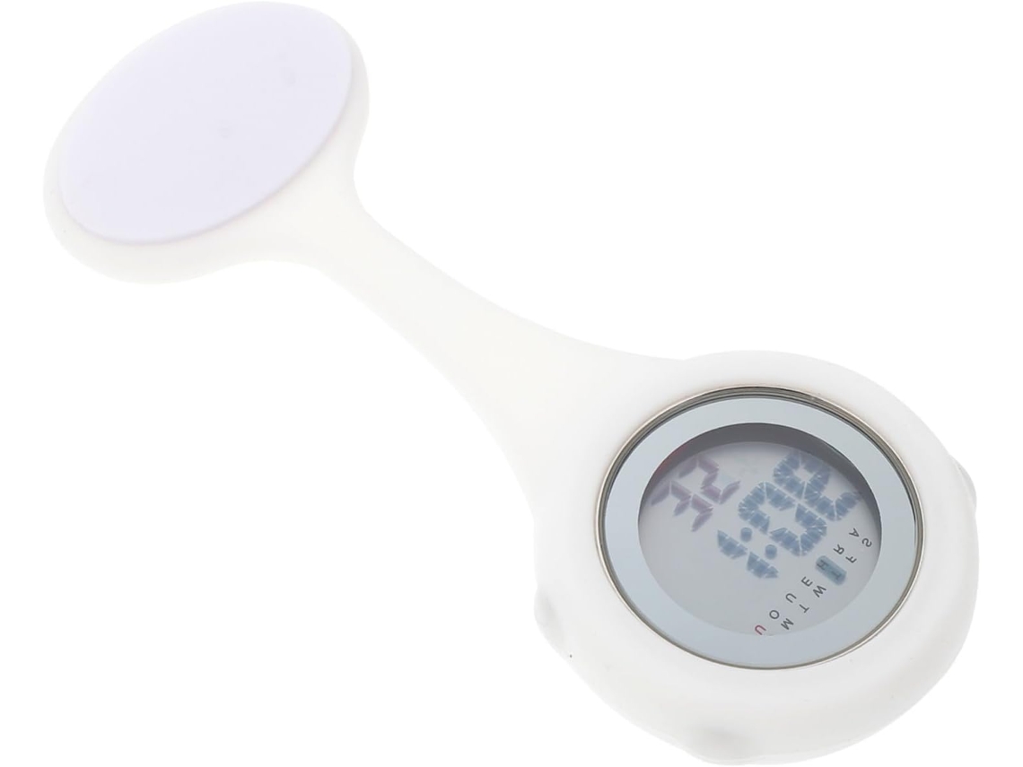 Reloj Multifuncional De Silicona Para Enfermera, Reloj De Bolsillo Con Pasador Colgante, Aleación