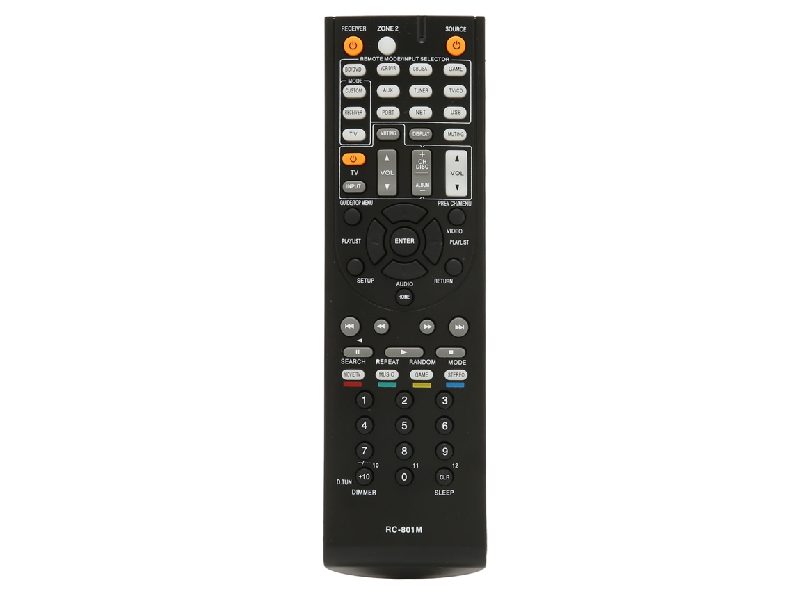 Control Remoto Del Receptor Av Rc 801m Para Onkyo Ht Rc360 Ht S7400 Tx Nr509