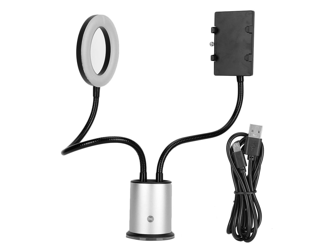 Soporte Para Teléfono Con Luz De Relleno Multifuncional Para Selfies De Belleza