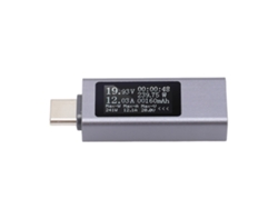 Multímetro Digital Usb Tipo C, Voltímetro Y Amperímetro Dc4-30v 0-12a Kws-2301c