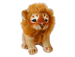 Peluche de león de simulación de 35 cm, muñeca