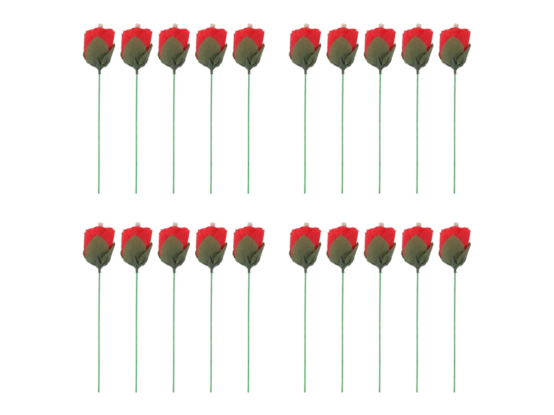 20 Unidades De Llamas De Apariencia Rosa, Exquisitas Y Profesionales Para Magia En Fiestas Y Espectáculos.