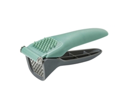 Prensa de ajos manual de acero inoxidable, fácil de usar, picadora de ajos, limpia más ajos para la cocina Rosewell