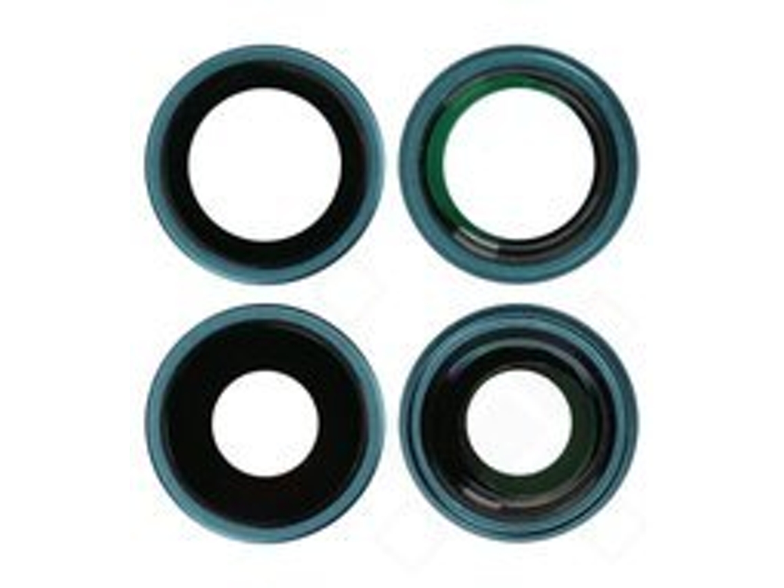 Lente para Telefono Moldura Azulado para Apple Verde