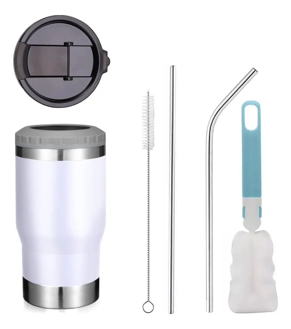 Termo de acero inoxidable de 14 oz para latas y botellas de cerveza vayotoy