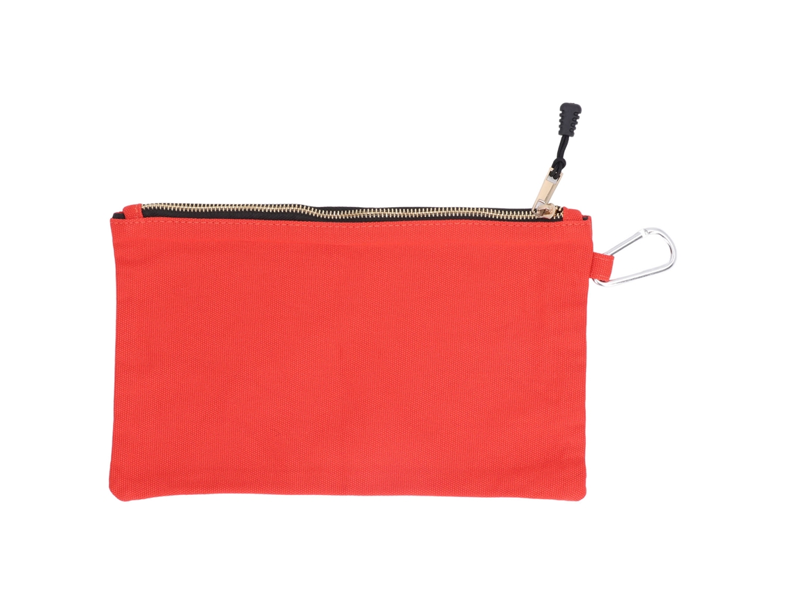 Bolsa De Herramientas Portátil Multiusos De Lona Impermeable Con Mosquetón Para Almacenamiento - Naranja