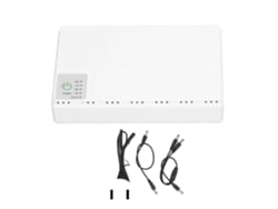 Sistema Ups Mini De Alimentación Ininterrumpida Dc Para Router Cámara De Vigilancia 85‑265v Plug Us Blanco