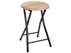 WELL HOME - Taburete plegable en panel de madera MDF