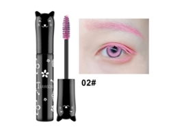 Mascara Rosa Largo Con Efecto Curling Colorido Para Maquillaje