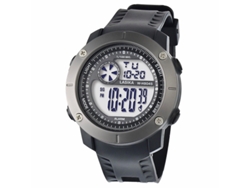 Reloj Electrónico Multifuncional E Impermeable (negro/gris) Luminoso Para Estudiantes, Reloj Deportivo De Moda.