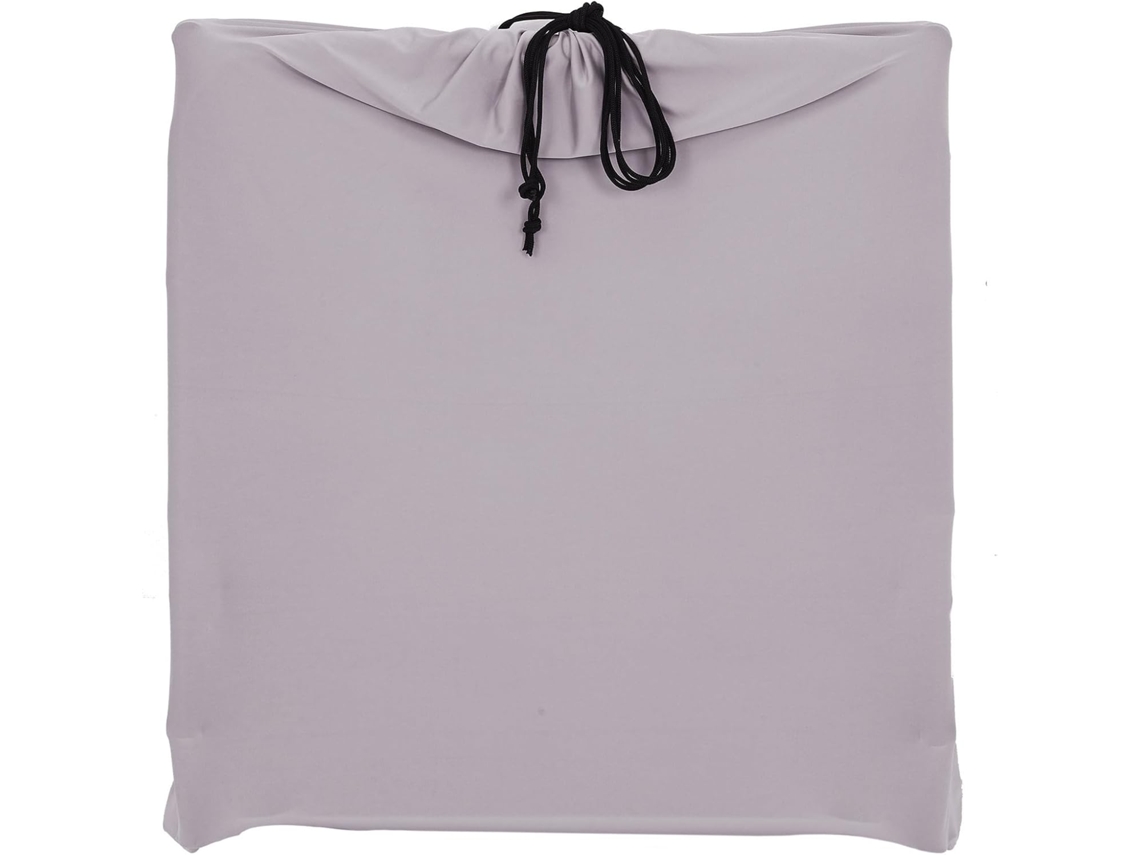 Funda protectora gris para silla de exterior plegable, de tejido elástico, 72x80 cm, para sillón.