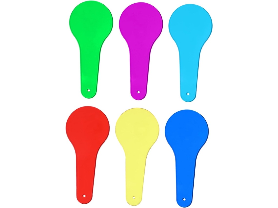 Juego de 18 paletas de colores con filtros translúcidos para niños y niñas - Juego educativo de exploración óptica - CHABERLU