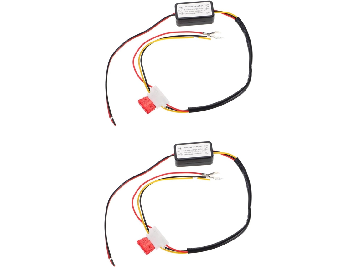 Juego De 2 Controladores De Temporizador Para Luces De Circulación Diurna (drl) Para Automóviles Y Camiones, Relé De Control Automotriz, Negro.