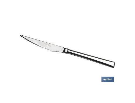 Caja 12uds cuchillo de carne inox c-18/10 modelo bari 2,5mm