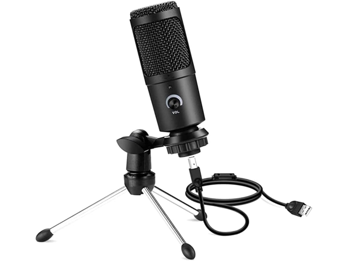 Micrófono USB para juegos, streaming, podcasts, vídeos y canto, con diseño cardioide para uso en estudio. SFUSHOS