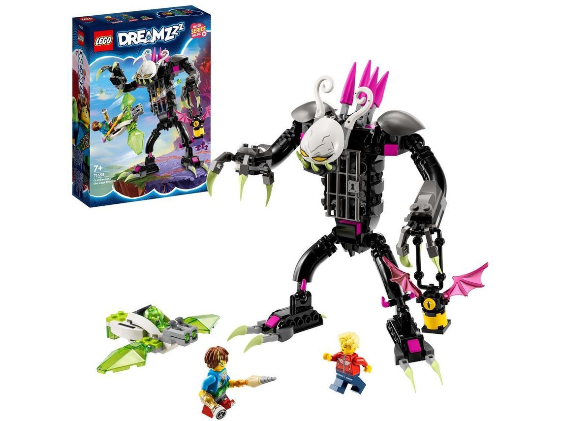 LEGO DREAMZzz: Guardião Sombrio, O Monstro da Jaula – Set de construção com 2 opções de construção de um monstro (274 peças)