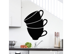 Pegatina de Pared de Ardósia Lote de Tazas AMBIANCE STICKER
