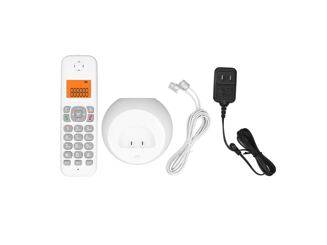 Teléfono Inalámbrico Con Pantalla Lcd De 1,6 Pulgadas, Desvío De Llamadas, Intercomunicador Para El Hogar, Hotel, Oficina, Enchufe Usb.