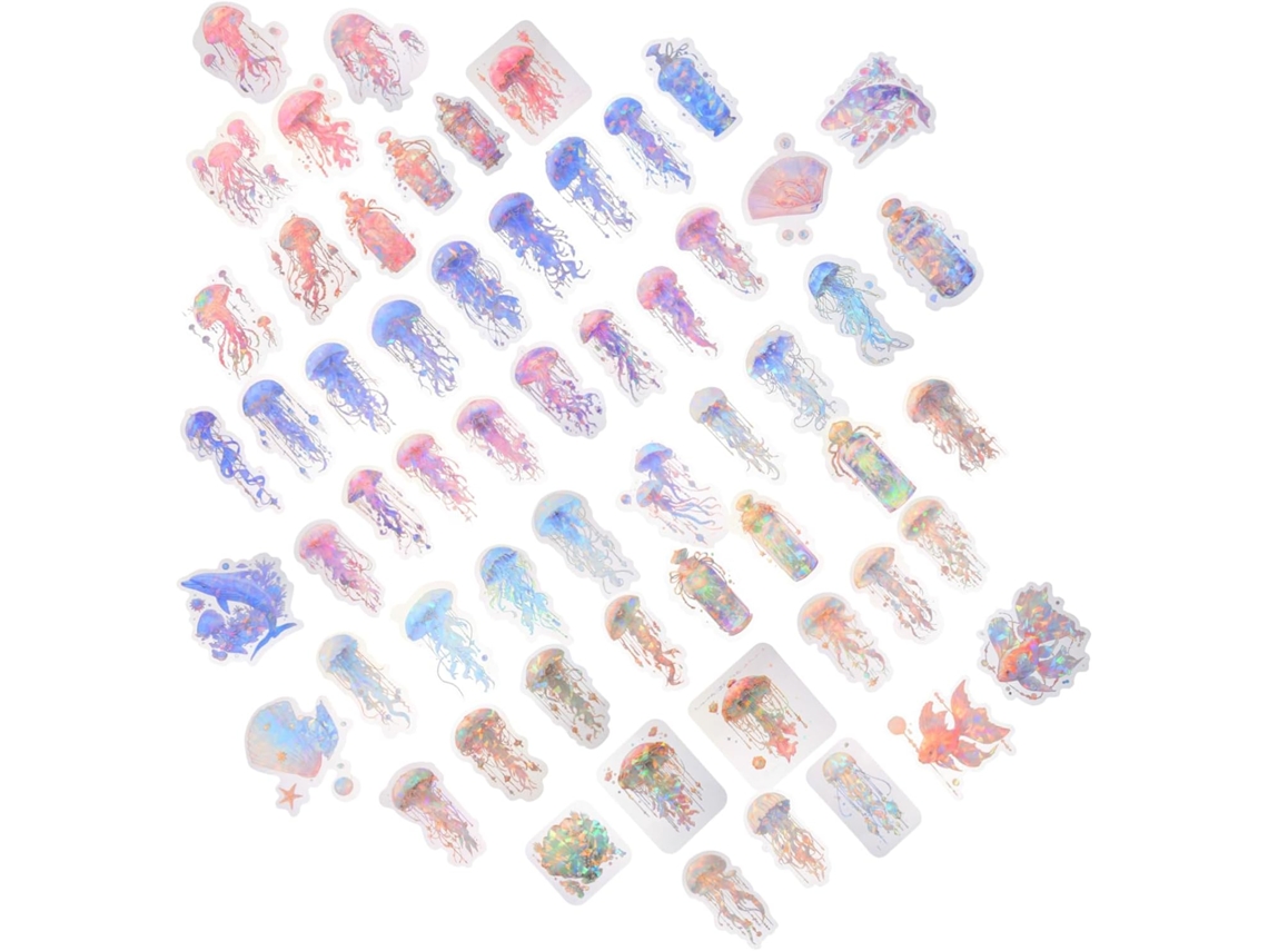 Bolsas De Pegatinas Decorativas De Medusas Para Álbumes De Recortes Y Agendas Elegantes.
