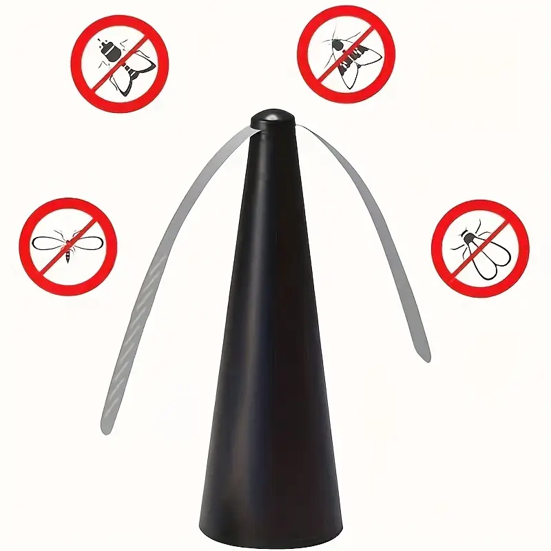 Ventilador multifuncional para exteriores, repelente de moscas y mosquitos, funciona con pilas Siurn