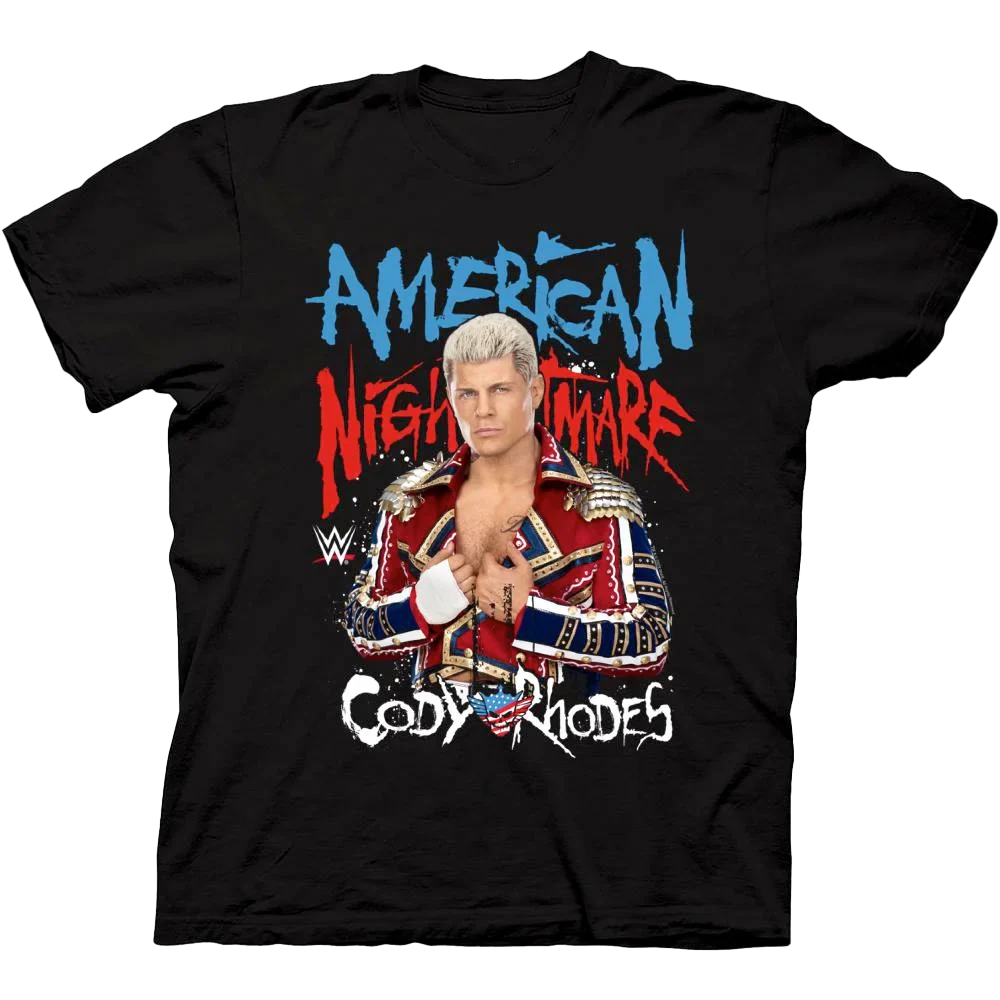 Wwe American Nightmare Cody Rhodes T-shirt Unisex Rockinstone Size:xxxl