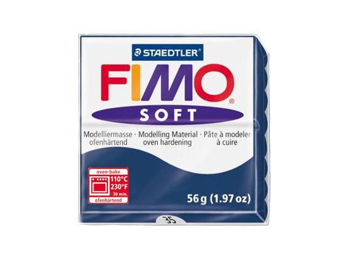 Pasta Para Modelar Staedtler Fimo Soft 56 Gr Cor Azul Windsor