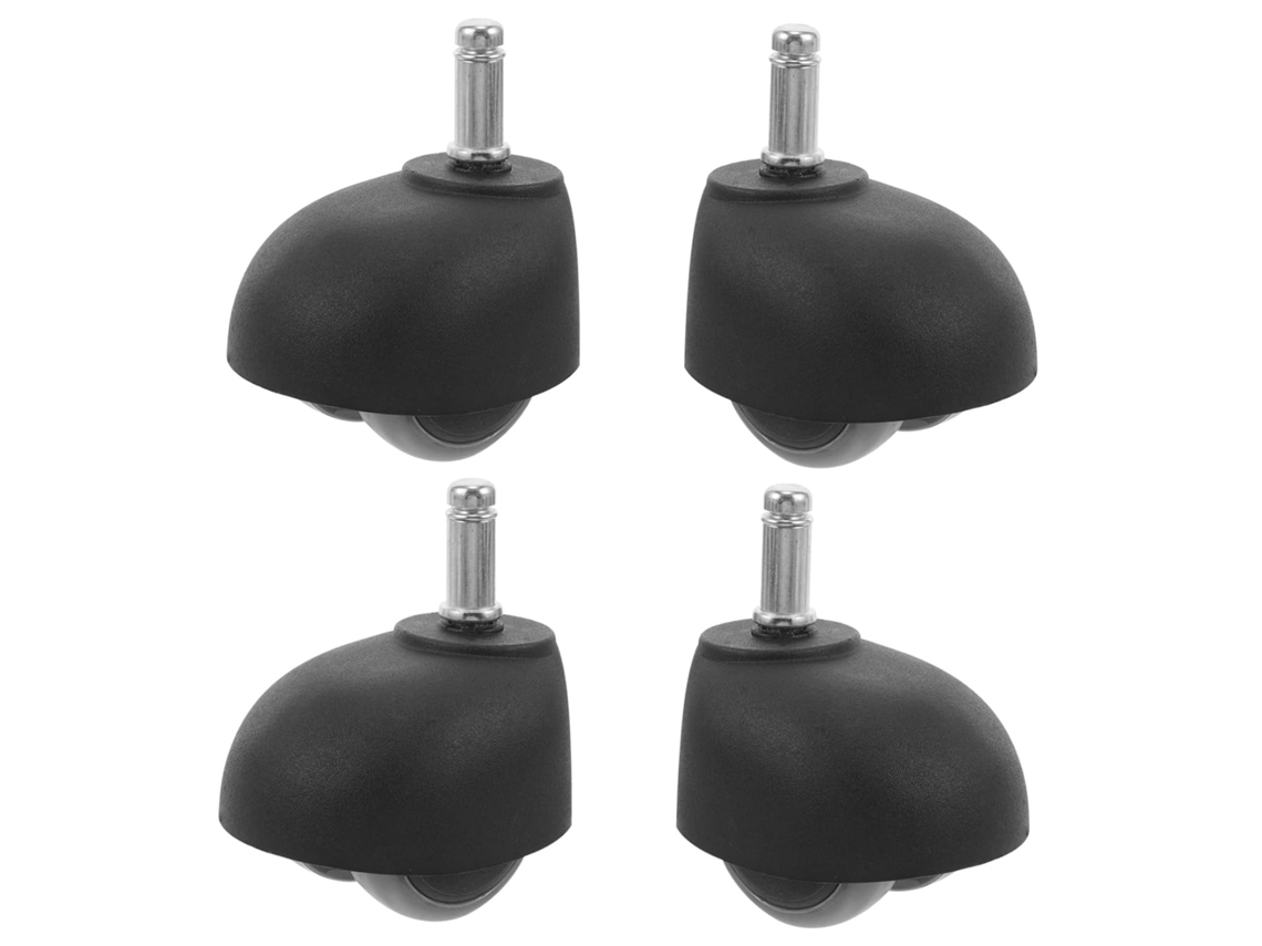 Ruedas Giratorias De Nailon Para Sillas De Oficina, 4 Unidades, Pequeñas, Silenciosas Y Resistentes.