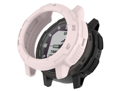 Funda protectora para reloj Garmin Instinct Crossover Armor Hollow (rosa claro)