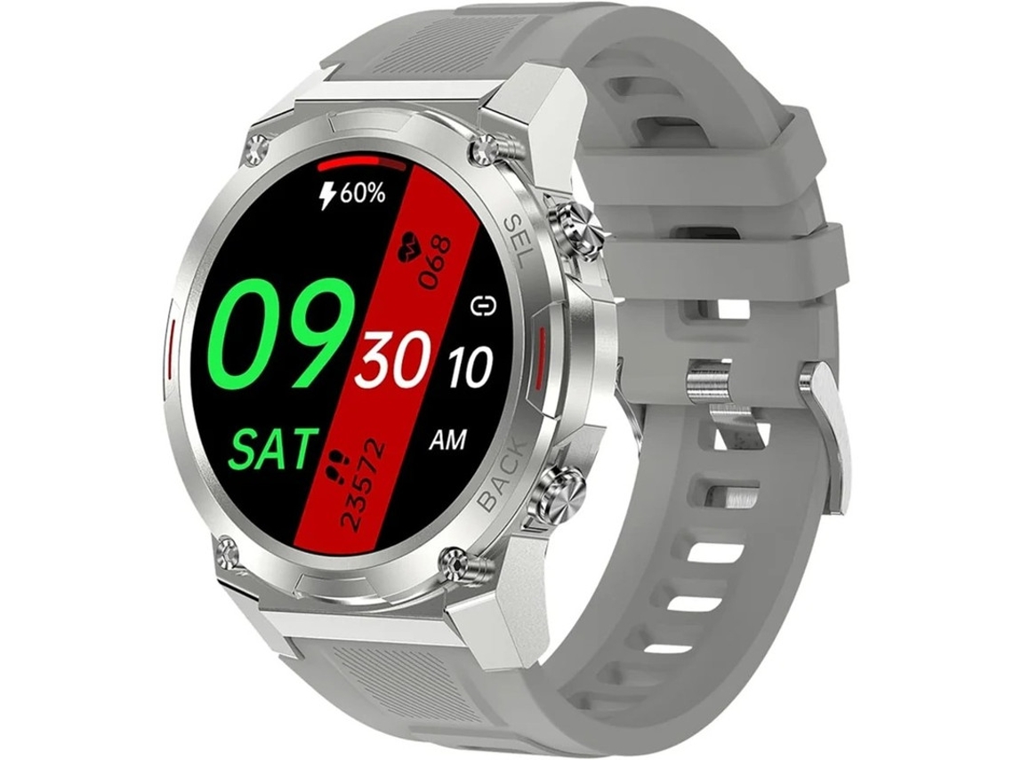 Reloj inteligente militar AMOLED de 1,43 pulgadas para hombre, con respuesta y realización de llamadas, monitor de actividad física, IP68, 400 mAh, con Yizhood
