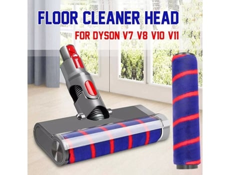 Cepillo de suelo con Motor de rodillo suave, cabezal de cepillo para aspiradora, pieza de repuesto compatible con aspiradora Dyson V7 V8 V10 V11
