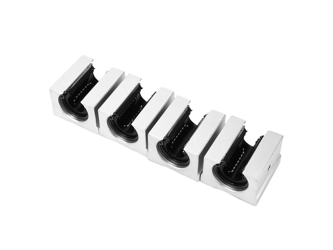 4 Peças De Cojinete Linear Sbr16uu Bloco Deslizante 16mm Peças Router Cnc