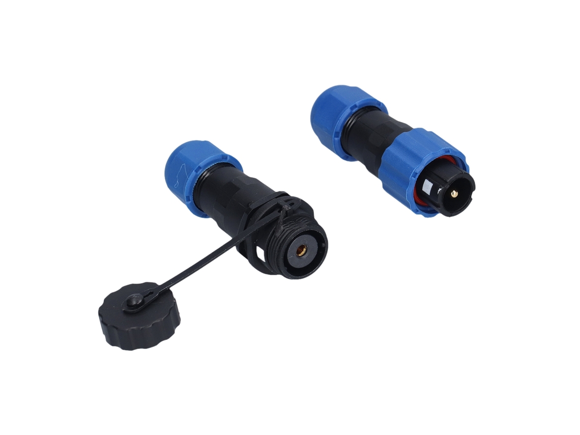 Conector Aéreo Sp13 Ip68 De 1 Pin, 380 V 25 A, Resistente A La Corrosión Y Al Agua.