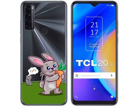 Carcasa TCL 20 SE TUMUNDOSMARTPHONE Conejo Multicolor