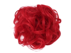 Peluca corta roja para mujer, ajustable y cómoda, con degradado para fiesta.