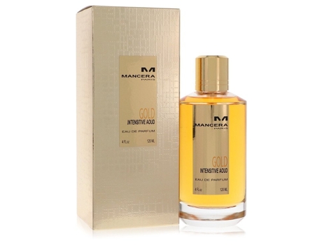 Eau De Parfum Mancera Intensitive Aoud Gold by Mancera Spray (Unisex) 4 oz (118 ml)