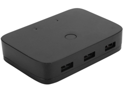 Conmutador 2 en 1 4K/30 Hz con salida USB YIZHOOD Negro