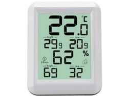 Higrómetro Digital, Termómetro De Interior Con Retroiluminación, Monitor De Temperatura Y Humedad.