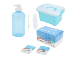 Bidé Portátil A Presión, 600 Ml, Para Viajes, Higiene Intestinal Y Nasal, Enjuague, Con Accesorios De Pp.