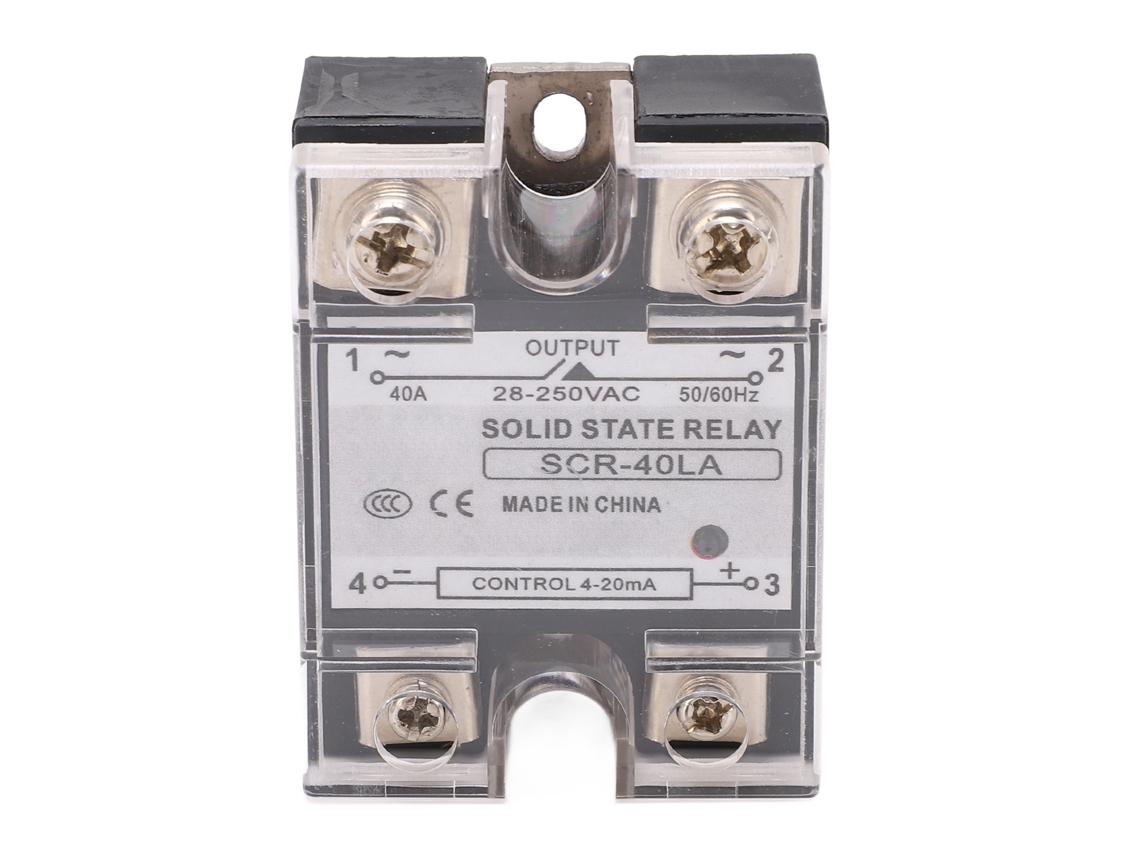 Módulo Regulador De Voltaje Inteligente Relé De Estado Sólido Ac Ssr Entrada 4‑20ma 28‑250vac