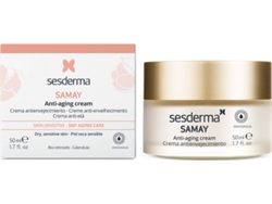 Crema Facial SESDERMA Samay Antienvelhecimento Peles Sensíveis (50 ml)