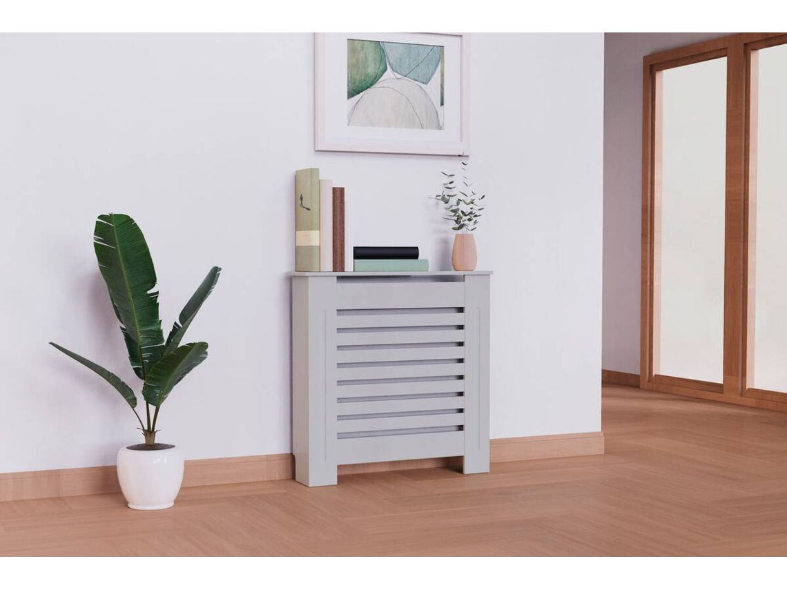 Cubre para Radiador IBERTIX Lancaster (Gris - 78x19x81.5cm - MDF)