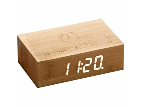 Reloj de madera natural GINGKO Flip