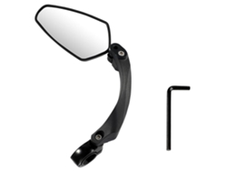 2026-espejo Retrovisor Para Bicicleta Izquierdo Ajustable 360 Grados Rotación Manillar Negro Accesorios Ciclismo