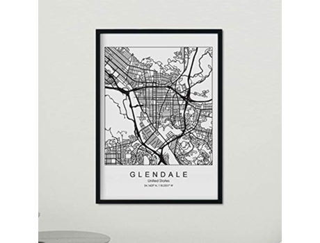Poster NACNIC Mapa de Glendale (A3)